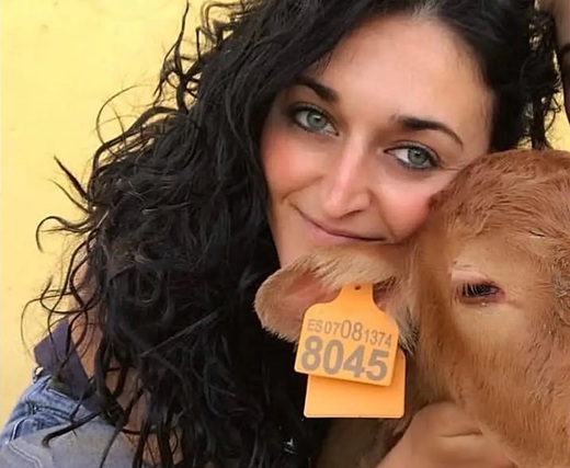 Carmen Robles Marcos, ganadera en la provincia de Valladolid Fotografía cedida a EL ESPAÑOL de Castilla y León